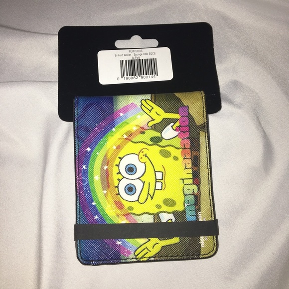 NEW Tags Sponge Bob imagination rainbow wallet - Picture 5 of 5